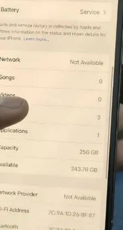 iphone x 256gb LLA model 0