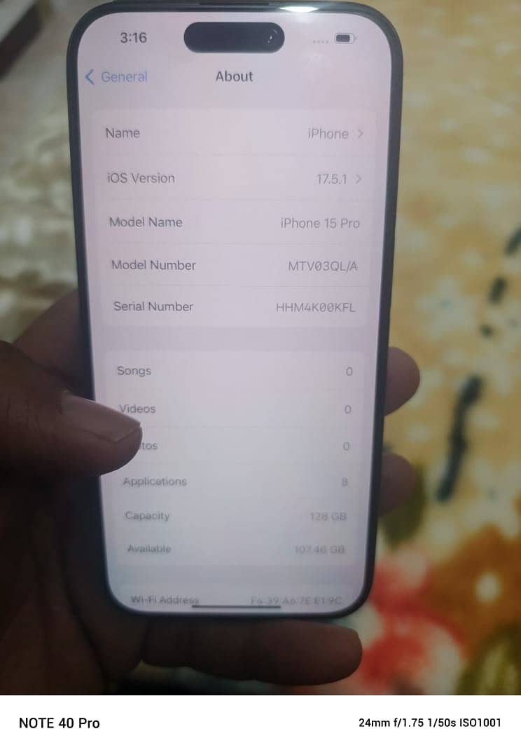 Apple iPhone 15 pro 128gb non pta 2