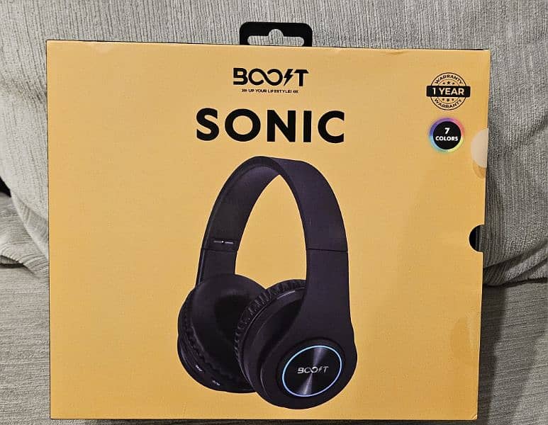 boost sonic Bluetooth headphones (brand new) 0