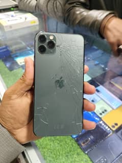 iPhone 11 pro max 256gb Non pta battery change back break RS 58k