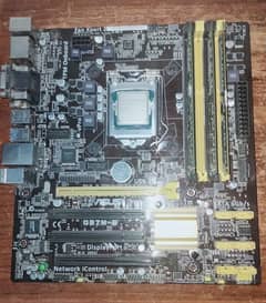 asus q87me motherboard 16gb ddr3 ram and xeon E3-1246v3 prosasor