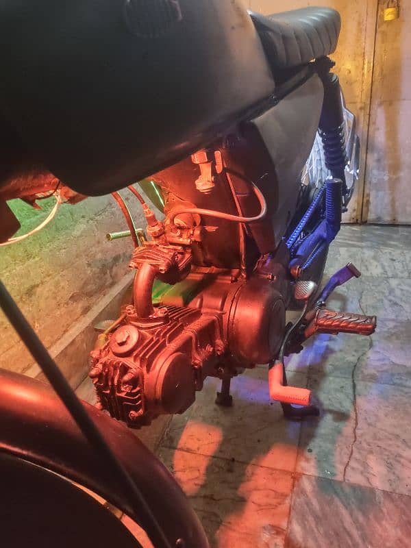 dhoom 70cc converted to Cafe racer 2