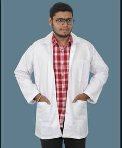 Lab Coat White For Ladies & Gents Professional Lab Coat Laboratory