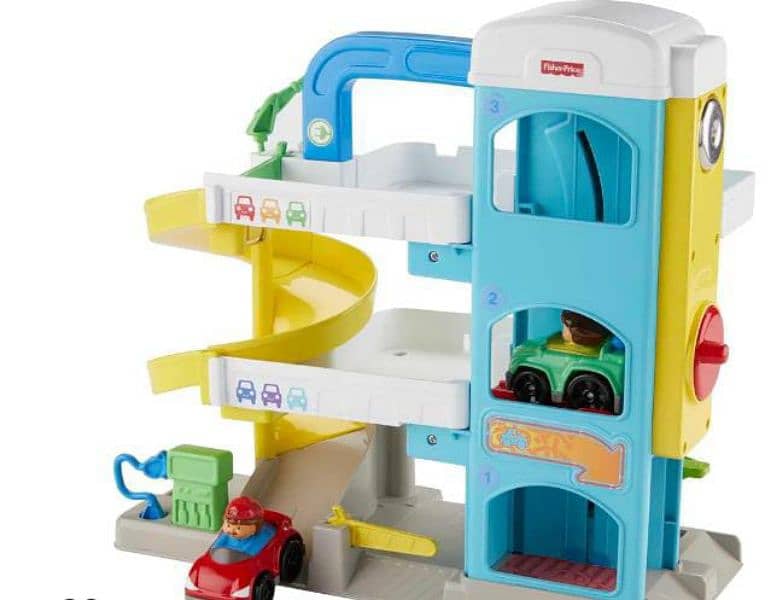 Fisher Price Original Car Garage & Fuel Station 2