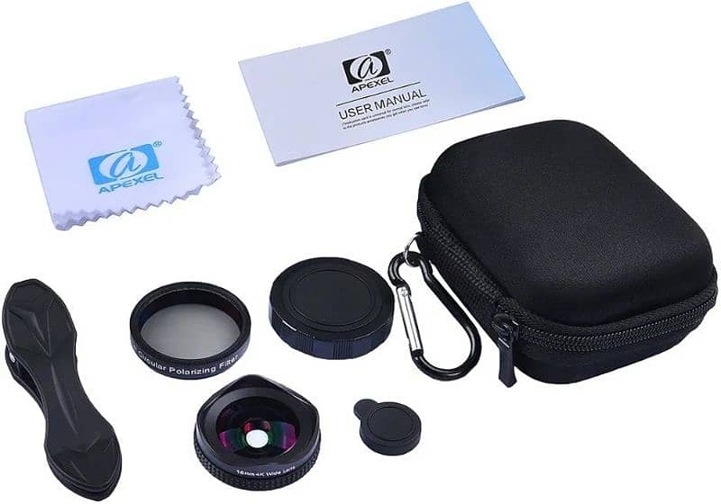 Apexel 120° 4k 16mm cpl mobile lens 0