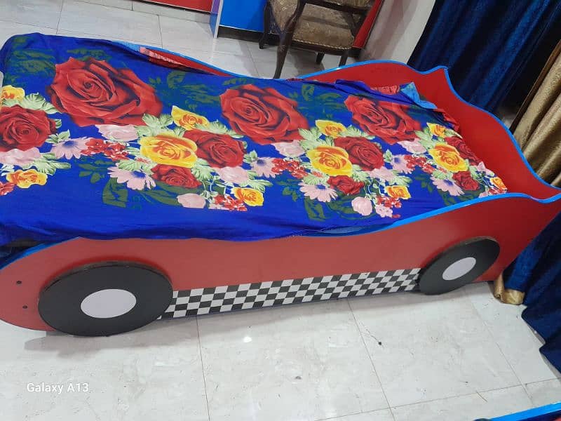 Children Car Bed Red & Blue Color 2