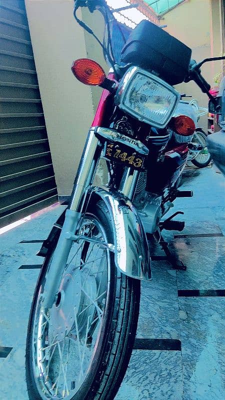 Honda CG 125 2024 40 thousands km driven only route Rwp- Islamabad 9