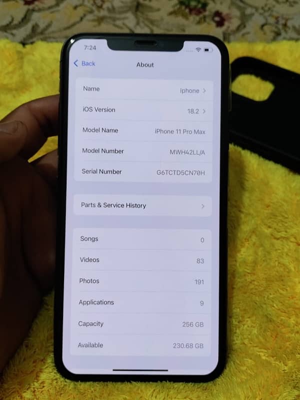 Iphone 11 pro max grey colour non pta 2