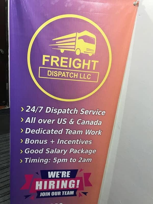 Call Centre (Truck Dispatch) We are hiring sale agent’s and dispatcher 1