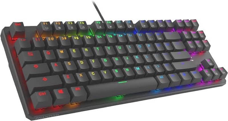 PPK 87 key RGB mechanical keyboard wired 1