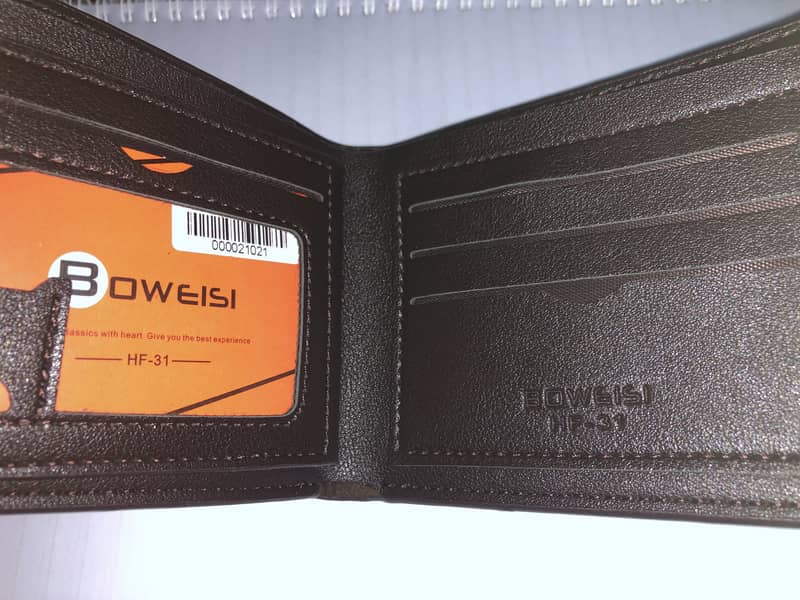 BOWEISI Original Wallet | Tea Brown Colour | High Quality Leather 4