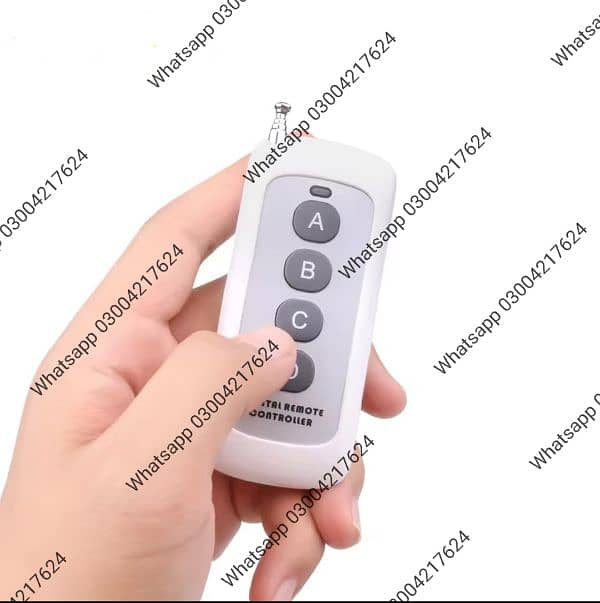 433 Mhz RF 4CH EV1527 Car Learning Code Remote Control Wireless 0