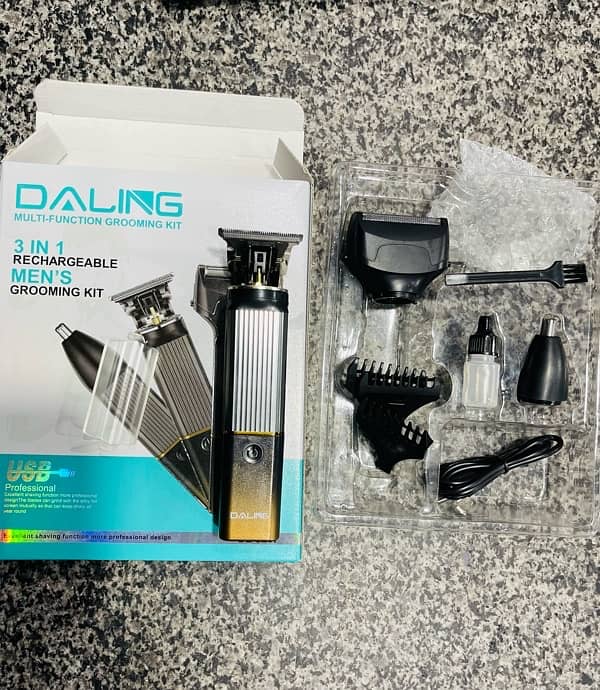 Best 3 in 1 Daling DL 9267 Hair trimmer shaver Hair cutting machine 3