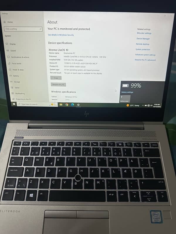 HP elite book 830 G6 core i5-8th Gen 3