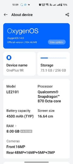 ONEPLUS 9R GREEN LINES WITH 65W ORIGINAL CHARGER