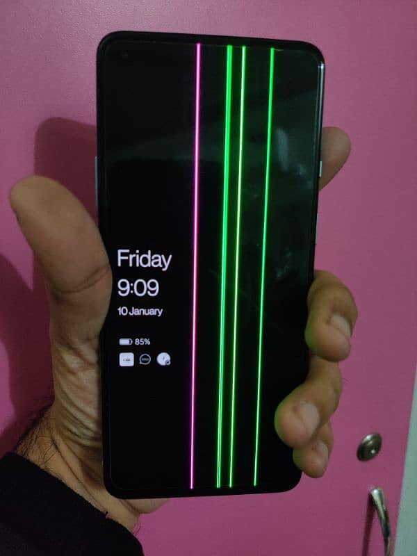 ONEPLUS 9R GREEN LINES WITH 65W ORIGINAL CHARGER 3