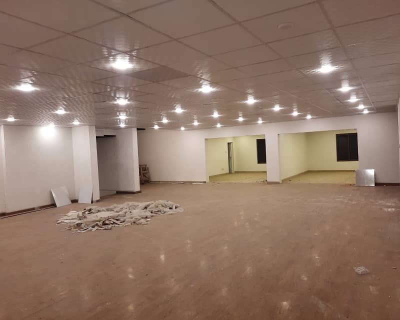 One kanal Commercial Paid Plaza available for rent in Gulberg Lahore 2