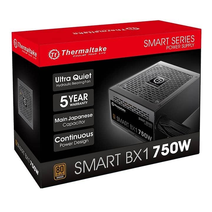 Thermaltake Smart BX1 750W 80 PLUS Bronze PSU Power Supply 0