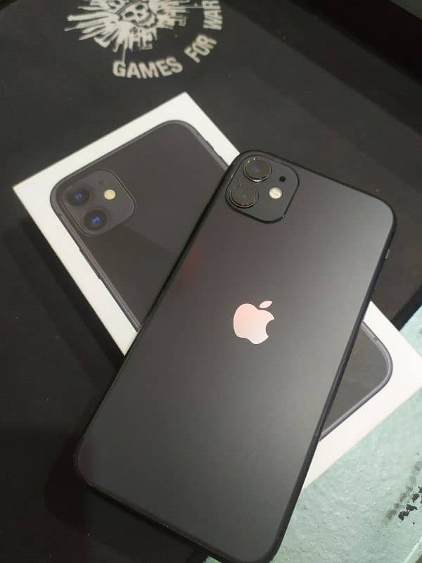 iphone 11 exchange possible any phone black color with box 0