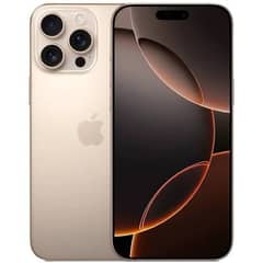 iphone 16Pro Max 256 GB Desert Titanium color