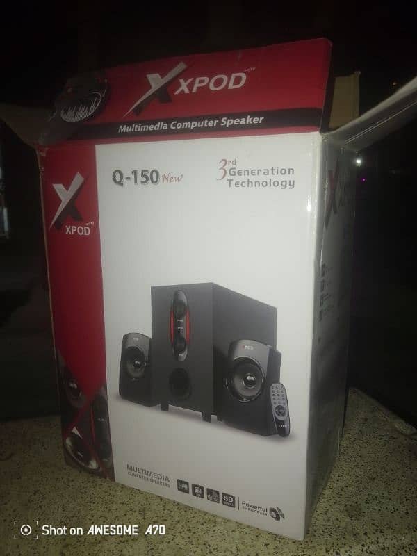 xpod Q-150 Bluetooth speaker for sell 10/10 Condition 3