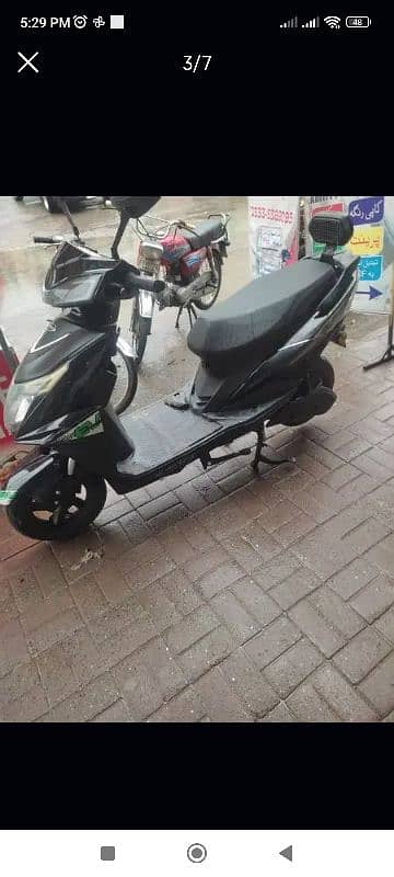 electric scooty black 10/10 0