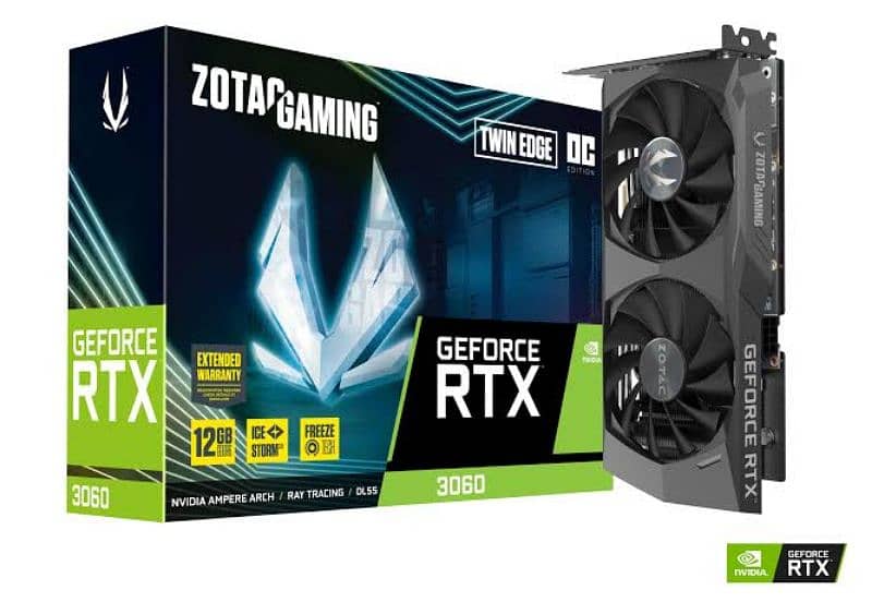 Zotac RTX 3060 12GB in mint condition 1