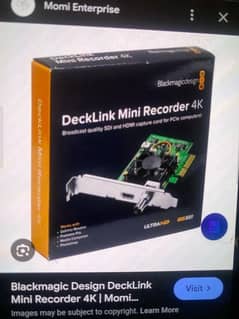 Blackmagic declink Mini recorder 4k