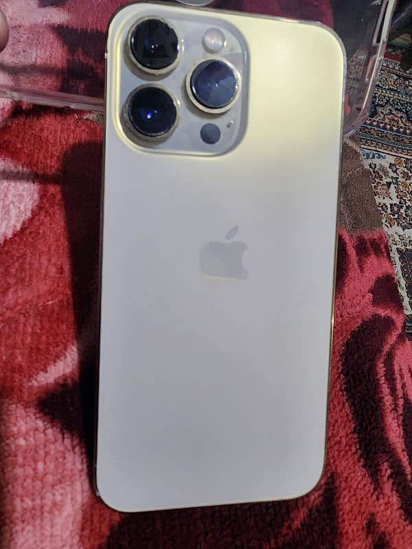 I phone 13 pro 256gb Golden Color Non PTA 2 month sim working 1