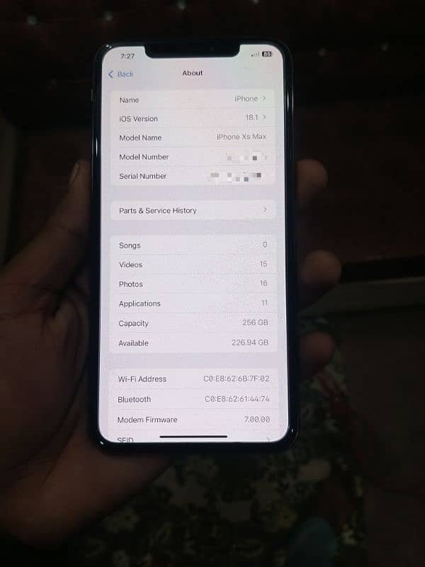 iPhone XSMAX 256 GB Pta Approved 6