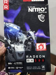 Saphire Rx 580 8Gb Graphic Card For Sale in Mint Condition