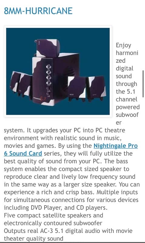 ZoltriXound Hurricane 5.1 Surround Sound System 2