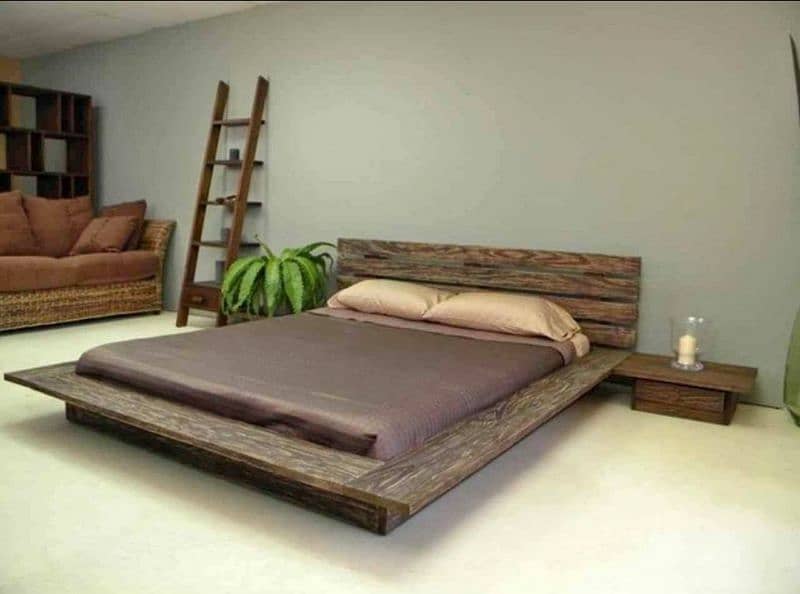 Bed set / King Size bed / Double Bed / Wooden bed 8