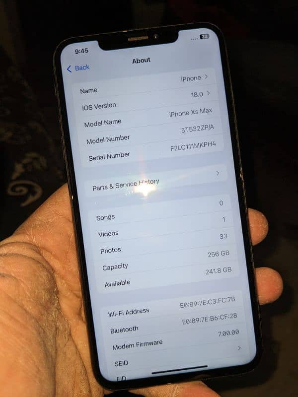 iphone X's-MAX 256gb  pta Approved 0