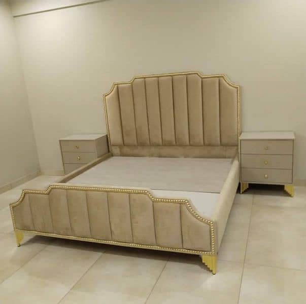 Bed set / King Size bed / Double Bed / Wooden bed 8