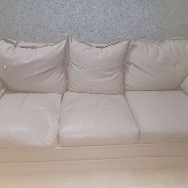 Leather sofa set 5 seater 2