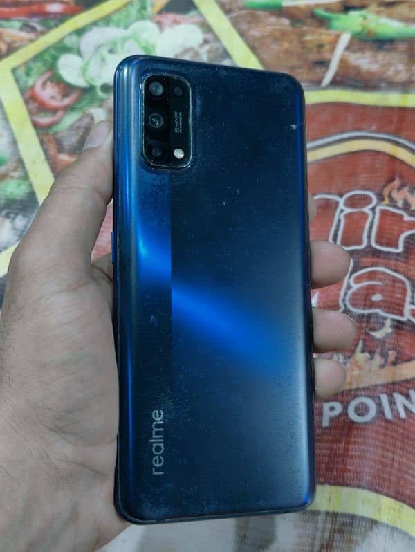 realme 7 pro with box and original charger 0