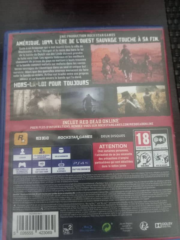 Rdr2 good condition ps4 3