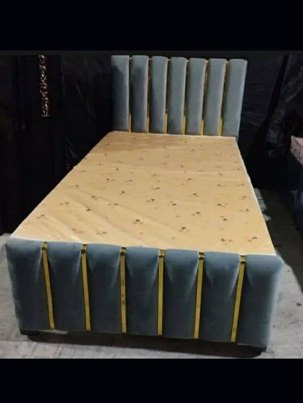 single bed, double bed, poshish single bed, new bed 16