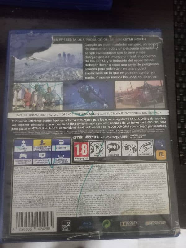 gta 5 ps4 game good condition 1