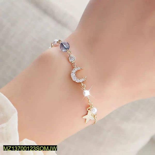 Gold plated stylish bracelet order now 0