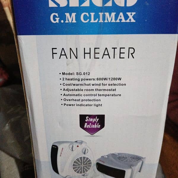 Fan heater 1