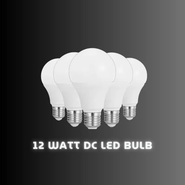 12-WATT DC SOALR LED BULBS | Wholesale Price 1