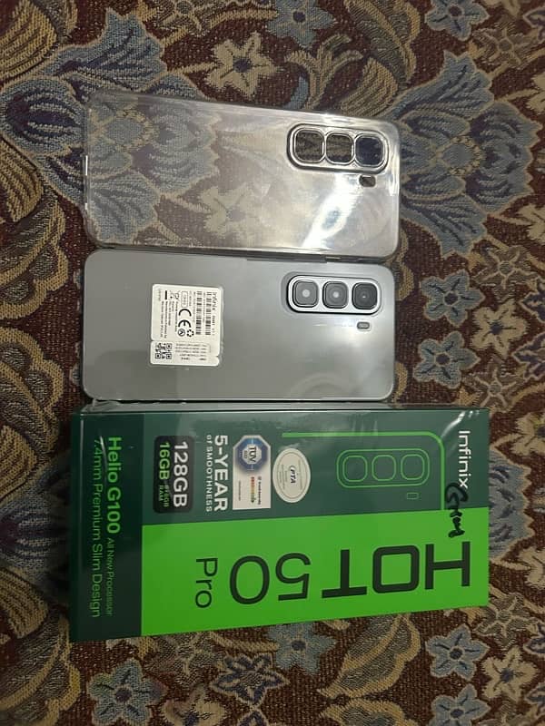 Infinix hot 50 pro 8 /128 just box open Aik dafa use hua just 9