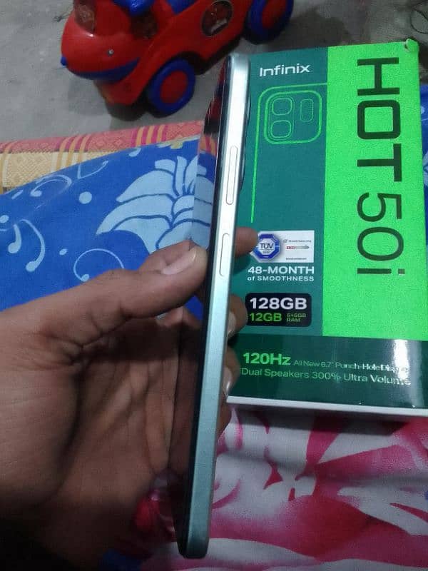 Infinix hot 50i 6+6. . 128 3