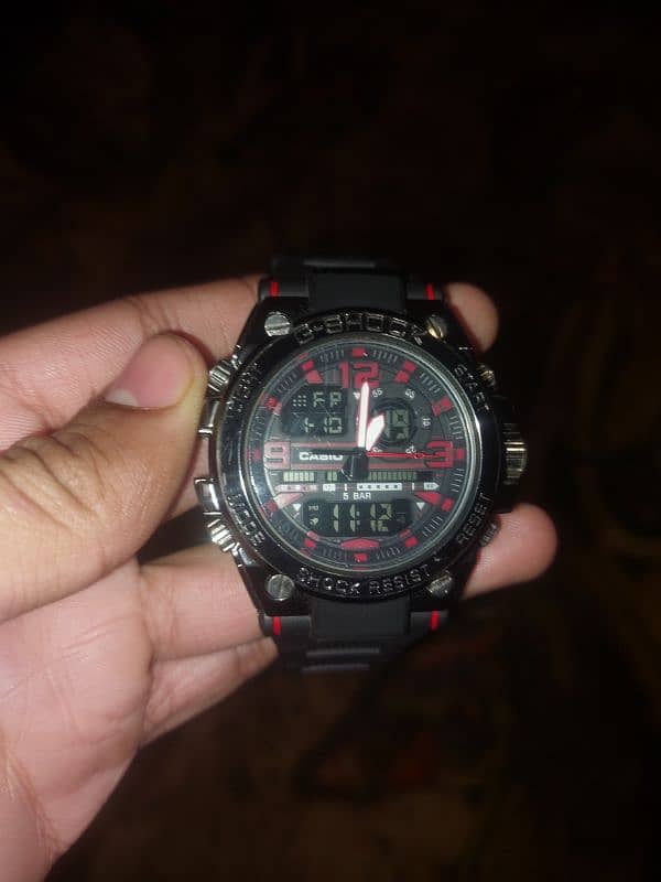 CASIO G SHOCK SHOCK Analog + Digital Watch 0