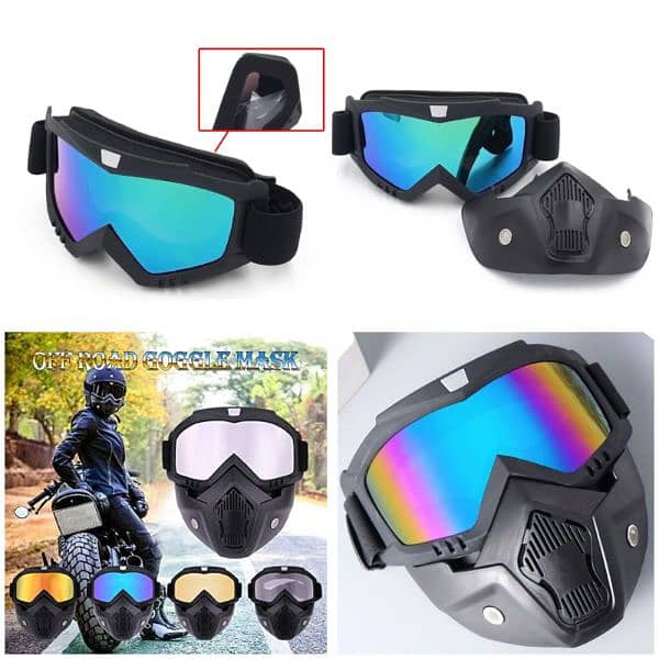 Motorbikes Riding full Face Mask Shield 0