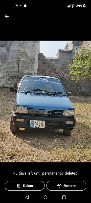 Suzuki Mehran VXR 2009 1