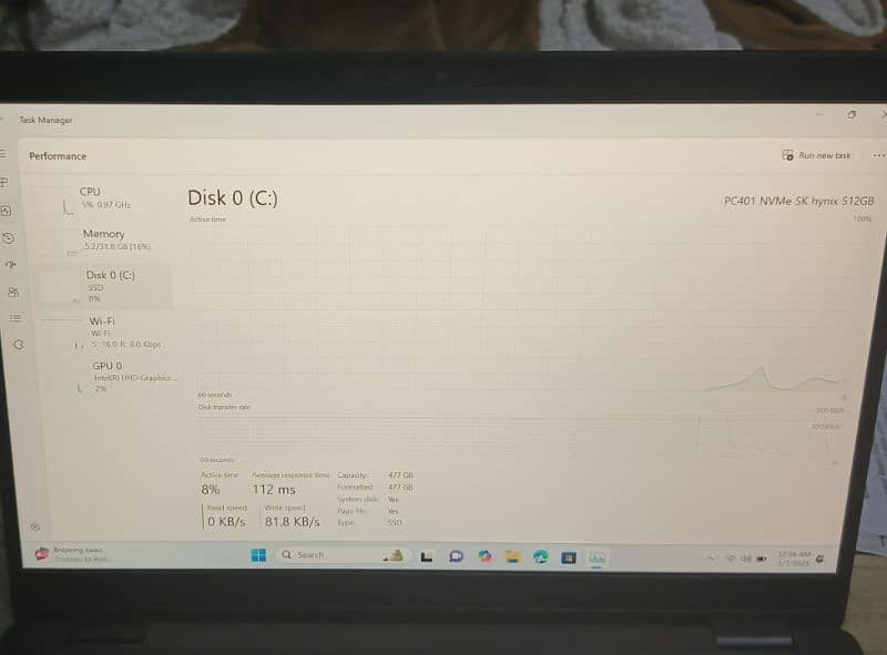 Urgent Sale 16gb ram 512ssd  laptop 9