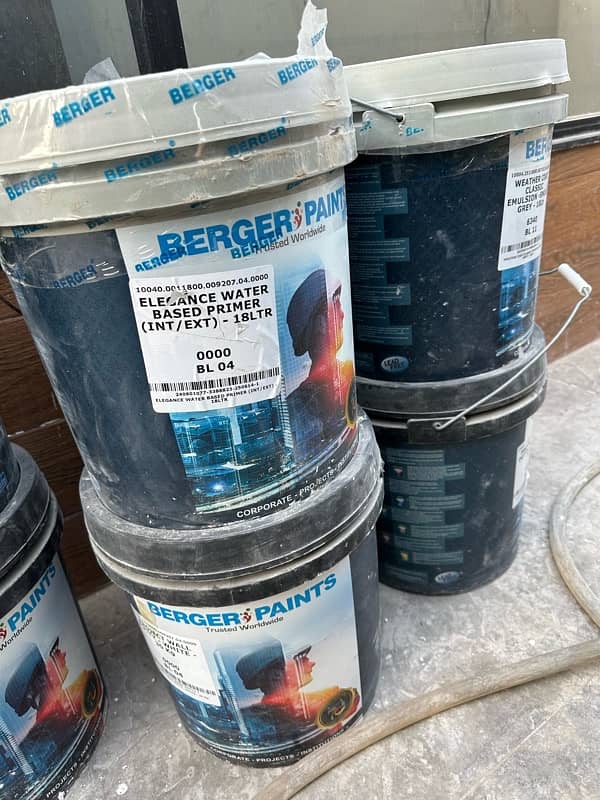 berger Wall Putty and Wather Sheet Available 3